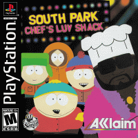 South Park Chef's Luv Shack Playstation US box art